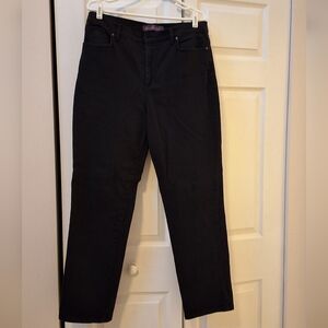 Gloria Vanderbilt Amanda, Size 14, Woman's Black Jeans
